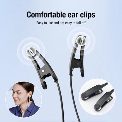 CES Microcurrent Sleep Aid Device Insomnia Anxiety Headache Relief Electric Ear Clip Type Acupuncture Fast Sleep Instrument